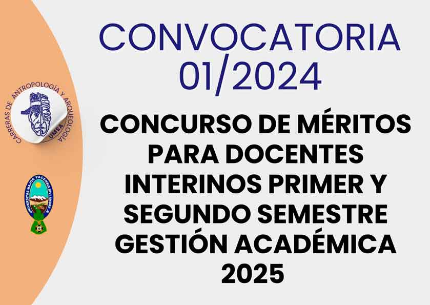 CONVOCATORIA NRO. 01/2024