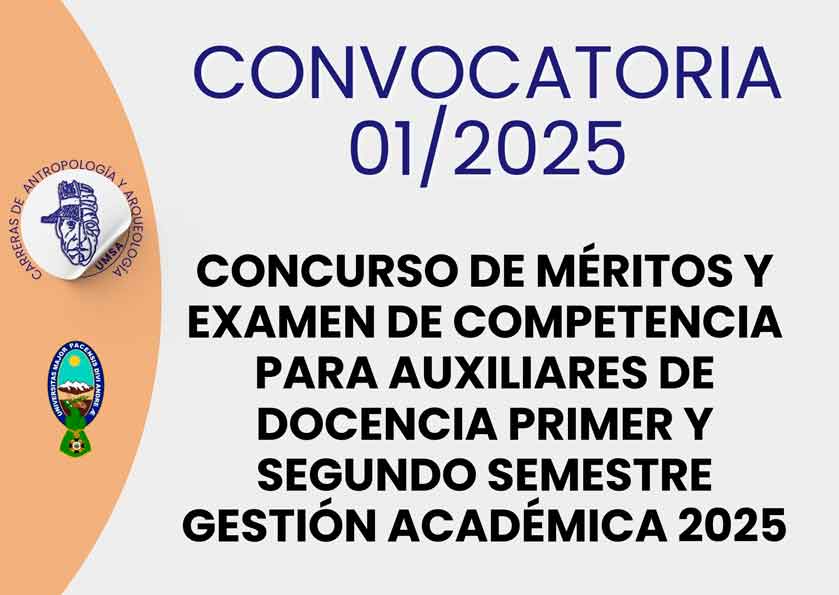 CONVOCATORIA NRO. 01/2025